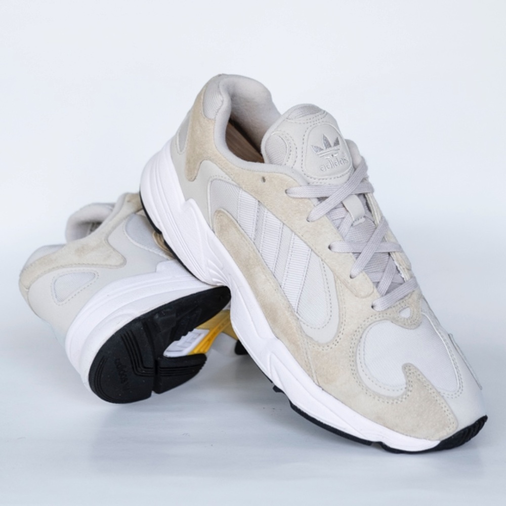 Adidas Yung-1 'Light Grey' Men's Lifestyle Running Shoes, BD7659, Size 9.5